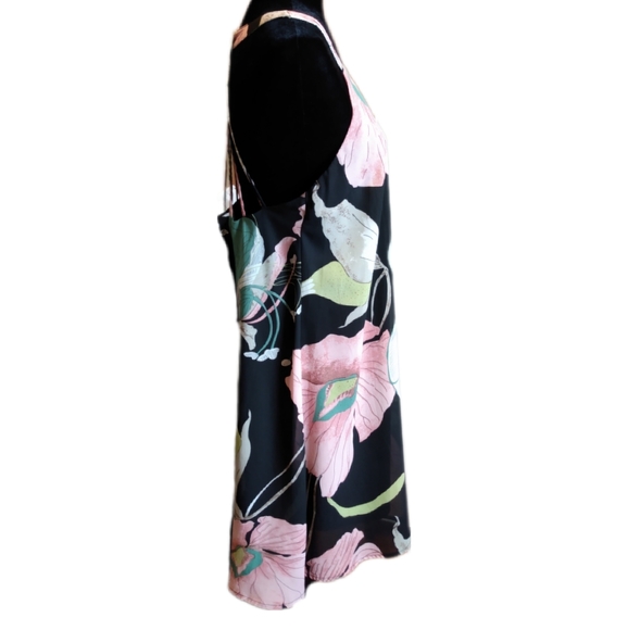 🔴 SALE Entro Anthropologie Floral Halter Open Back Sundress - Picture 4 of 10